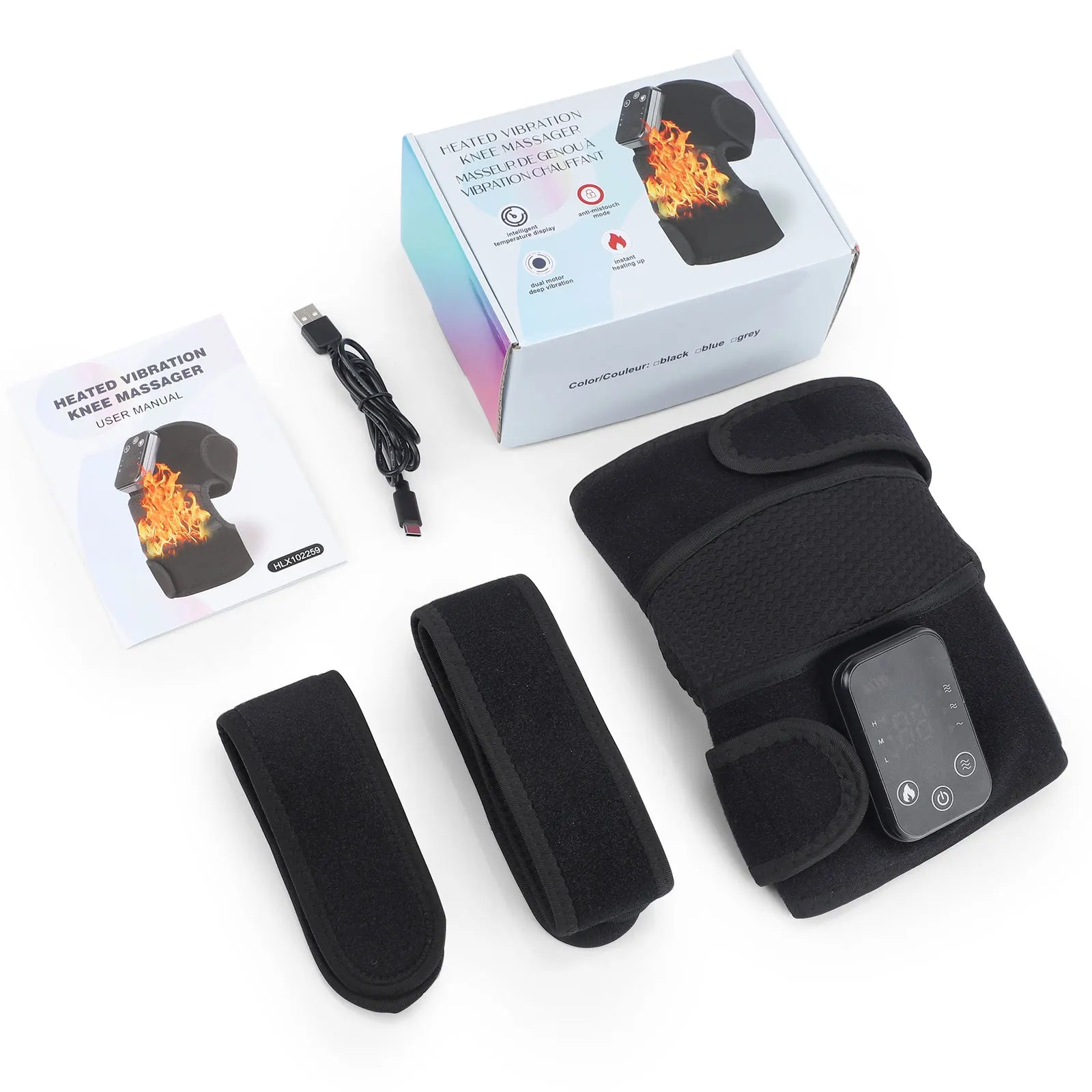 PerformWell Tri Zone Heated Massage Brace