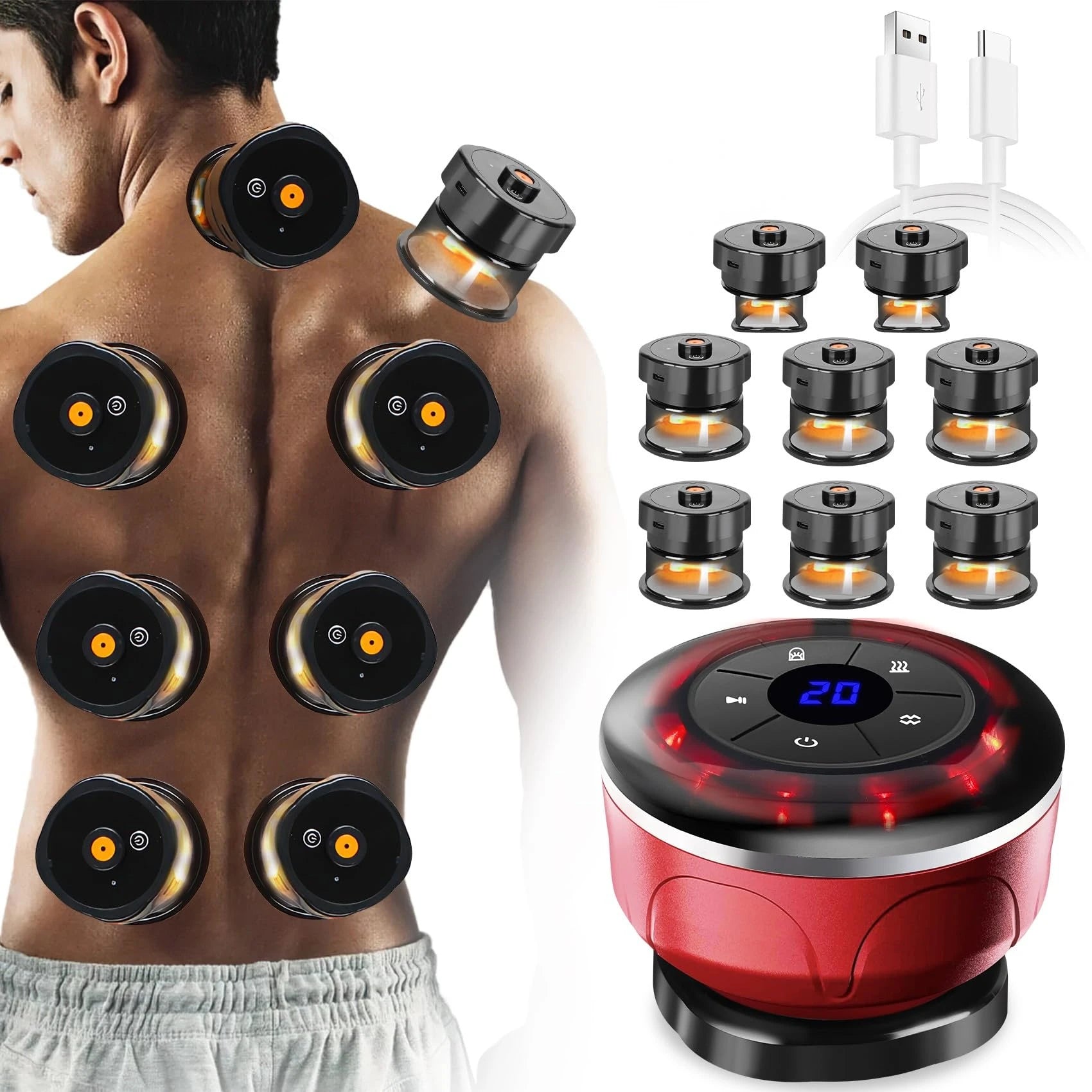 PerformWell Multi-Smart Cupping Set